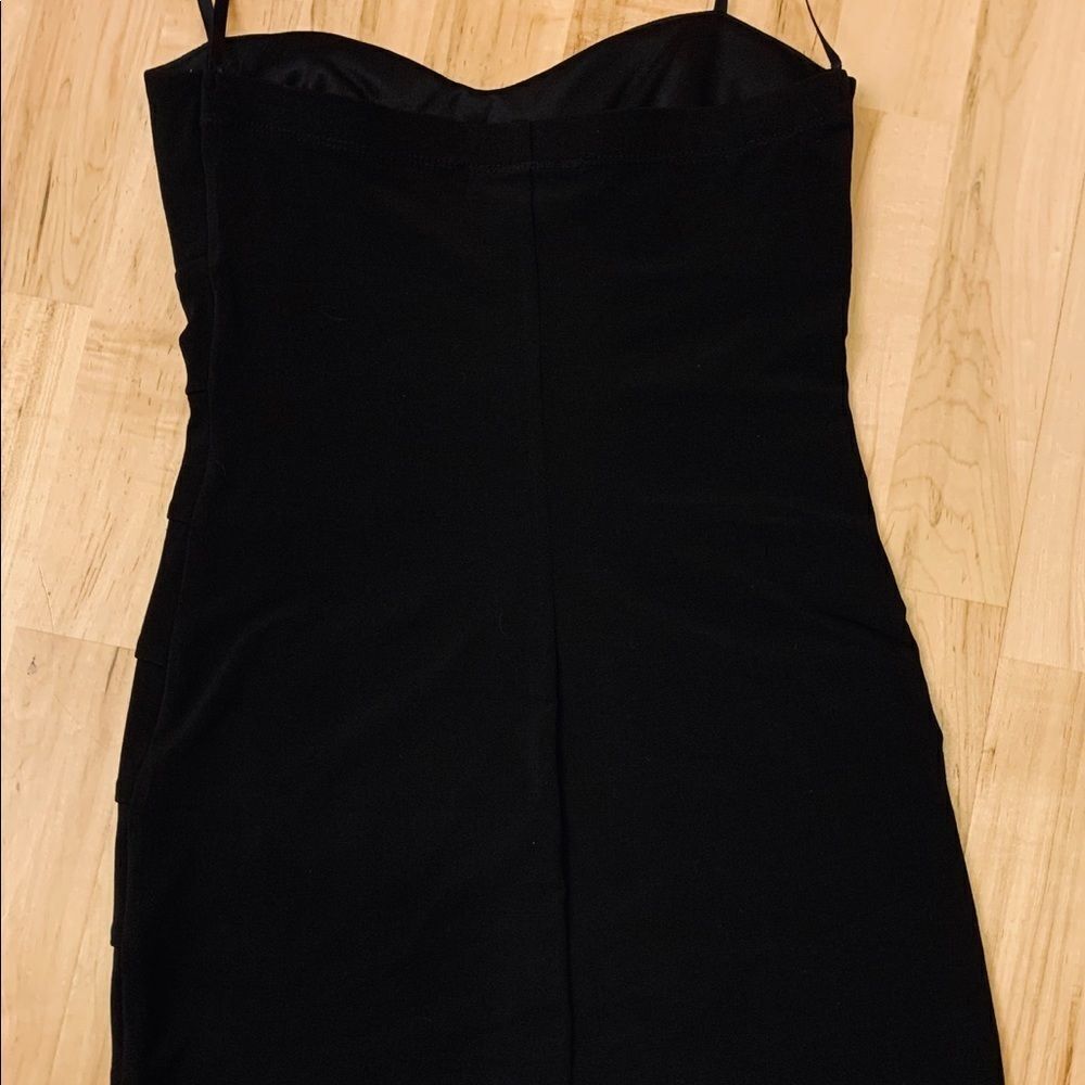 🔹 CITY STUDIO Black w/Lace Strapless Dress Sz. S - Picture 6 of 13